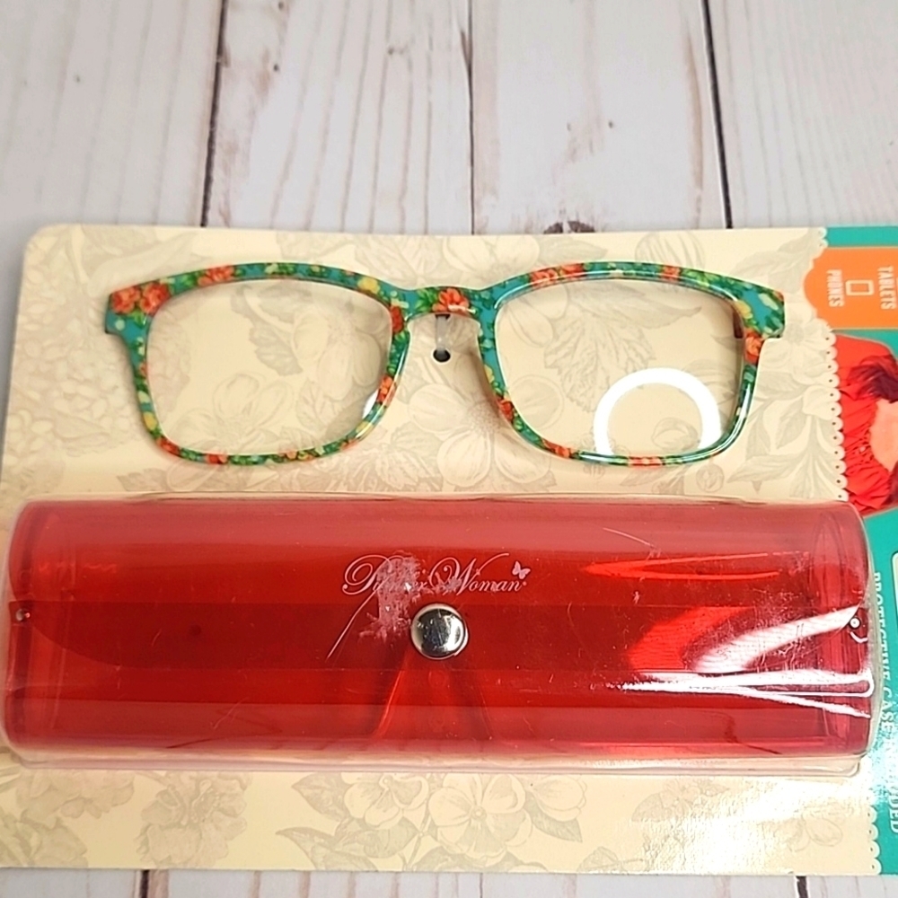 THE PIONEER WOMEN |VINTAGE FLORAL BLUE LIGHT GLASSES